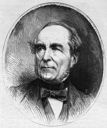 Porträt von Louis Vitet (1802-1873), französischer Politiker. Gravur in „Le Monde Illustré“ Nr. 844 vom 13. Juni 1873.