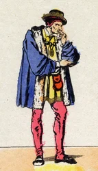 Porträt von Ludwig XI. (1423-1483), König von Frankreich.