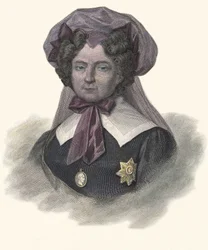 Porträt von Maria Fjodorowna, Prinzessin von Württemberg (1759-1828), Kaiserin von Russland. In „Portraits of Useful Men“