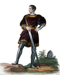 Porträt von Olivier V de Clisson (1336-1407), französischer Konstabler