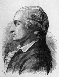 Porträt von Pilâtre de Rozier (1756 - 1785), französischer Physiker und Aeronaut (erster Flug in einem Heißluftballon) - im „Album der Wissenschaft; berühmte Wissenschaftler; Große Entdeckungen“ 1896.