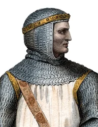 Porträt von Rollo (Robert I.) (860-ca. 927-933), Wikingerführer und Herzog der Normandie.