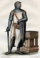 Porträt von Rollo (Robert I.) (860-ca. 927-933), Wikingerführer und Herzog der Normandie.