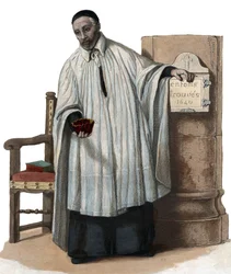 Porträt von Vinzenz von Paul (1581-1660), Priester der katholischen Kirche