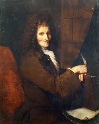Porträt von Voltaire (1694-1778) - Museum von Versailles, französische Schule des 18. Jahrhunderts