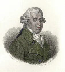 Porträt von William Hawes (1736-1808), englischer Arzt. In „Portraits of Useful Men“