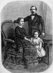 Porträt der kaiserlichen Familie von Frankreich