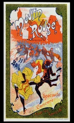 Plakatwerbung für das Moulin Rouge, ca. 1890-1900