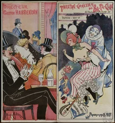 Programm für das Ba-Ta-Clan Café-Konzert, ca. 1905