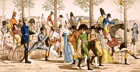 Promenade in Longchamps, 1802