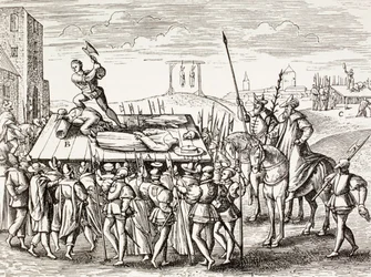 Von König Heinrich VIII. gegen englische Katholiken verhängte Strafen, aus 