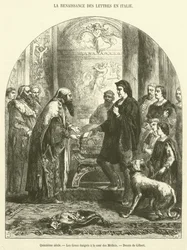 Quinzieme siecle, Les Grecs emigres a la cour des Medicis