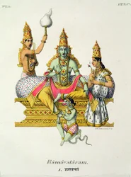 Rama, graviert von du Bouisi