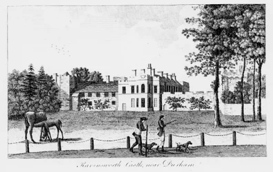 Ravensworth Castle bei Durham, 19. Jahrhundert