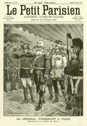 Empfang des russischen Generals Chertkov am Gare du Nord, Paris
