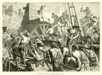 Wiederaufbau der Mauern Jerusalems