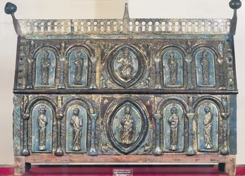 Reliquienschrein des hl. Viance, Limousin-Schule, ca. 1230-50