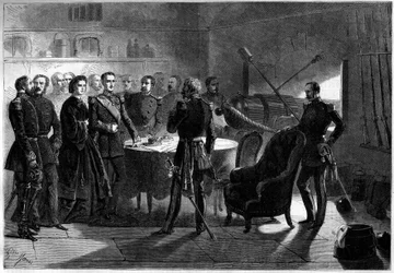 Risorgimento - Expedition der Tausend oder Rothemden von Giuseppe Garibaldi - Belagerung von Gaeta, Italien