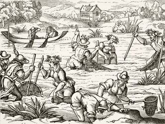 Flussfischen, aus 