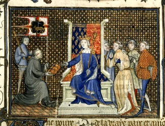 Präsentation an Richard II., aus 