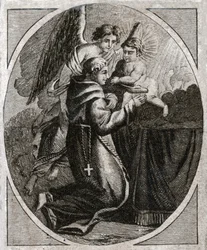 Heiliger Antonius von Padua (Stich Anfang 19. Jahrhundert)
