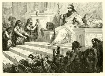 Salomo in all seiner Pracht