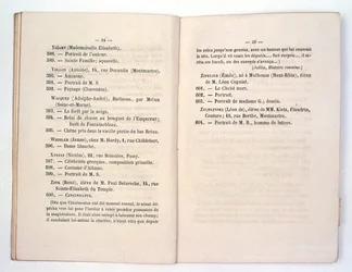 Eintrag im Salon des Refuses-Katalog für Whistlers Dame Blanche (Symphony in White No.1: The White Girl) 1863