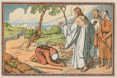 Szene aus dem Leben Jesu