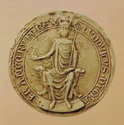 Siegel von Ludwig VIII. (1187-1226) (Wachs)