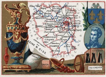 Seine-et-Oise, heute die Departements Essonne (91), Val-d