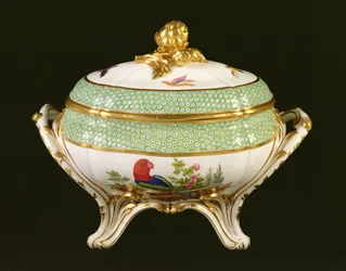 Sevres-Terrine aus dem Eden-Service, Malermarke Pierre-Joseph Rosset, 1788