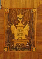 Anrichte mit Marketerie-Design von Emblemen und Mottos der Französischen Revolution