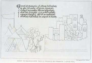 Belagerung von Marmande durch Ludwig VIII.