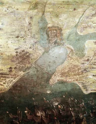 Belagerung der Stadt La Rochelle, 1627, Detail