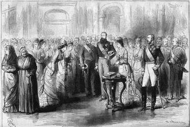 Silberhochzeit des Königs und der Königin der Belgier