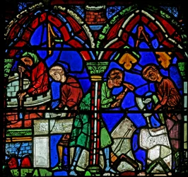St.-Chéron-Fenster: Stifter - Steinmetze (w15)
