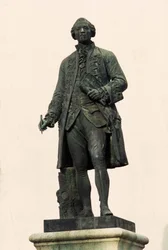 Statue von Georges Louis Leclerc, Graf von Buffon (1707-1788), Montbard (21 Côte d