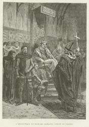 Der Erzbischof von Bourges bat um Erlaubnis zu sprechen