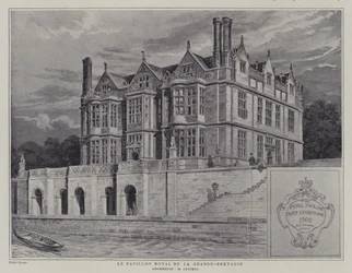 Der britische Königspavillon auf der Weltausstellung 1900, Paris