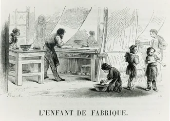 Das Kind der Fabrik, ca. 1842