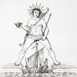 Der Koloss von Rhodos, aus L