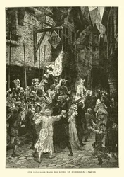 Der Konstabler machte seinen Einzug zu Pferd