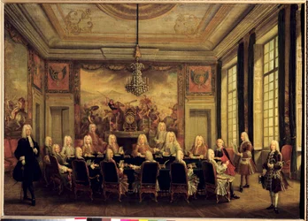 Der Regentschaftsrat für die Minderjährigkeit von Ludwig XV (1710-74)