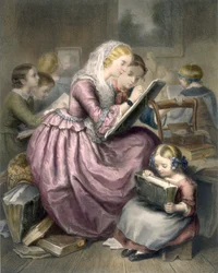 Die Zeichenschule, ca. 1835