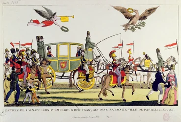 Der Einzug Napoleons in Paris am 20. März 1815