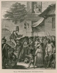 Der deutsche Gaukler; nach Duplessis-Bertaux