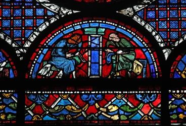 Das Fenster des barmherzigen Samariters: Die Stifter - Schuhmacher