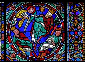 Das Leben Christi Fenster: Die Weisen - gewarnt in einem Traum