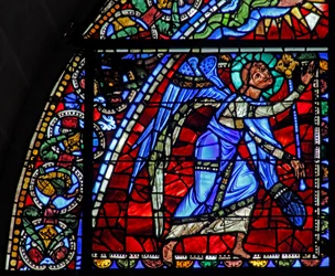 Das Leben Christi Fenster: Ein Engel