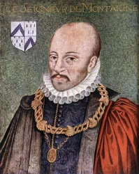 Der Herr von Montaigne - nach dem Gemälde im Musée Condé de Chantilly